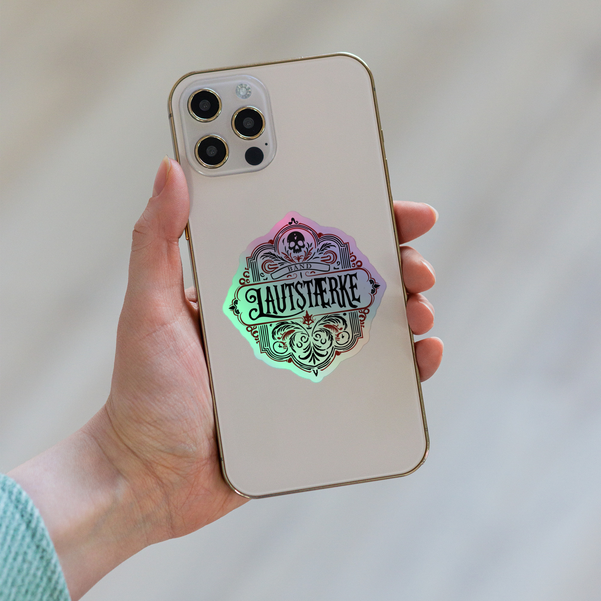 Holographic Sticker Back